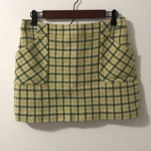 J. Crew Black Label Tweed Skirt - 6 (B5)